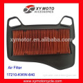 Motorbike Engine Air Filter Carrier Air Filter For Honda Wave110 AFX110 Part No. 17210-KWW-640